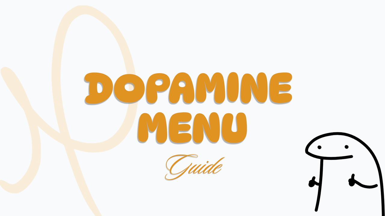 دليلك لعمل Dopamine Menu ⚡️