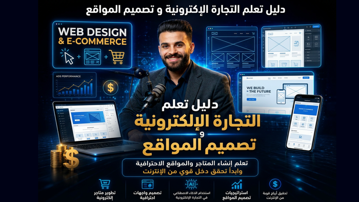 دليل تعلم التجارة الالكترونية وتصميم المواقع