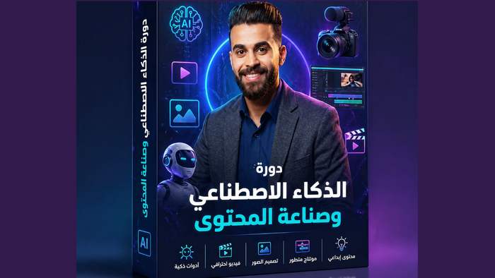كورس الذكاء الاصطناعي وصناعة المحتوى