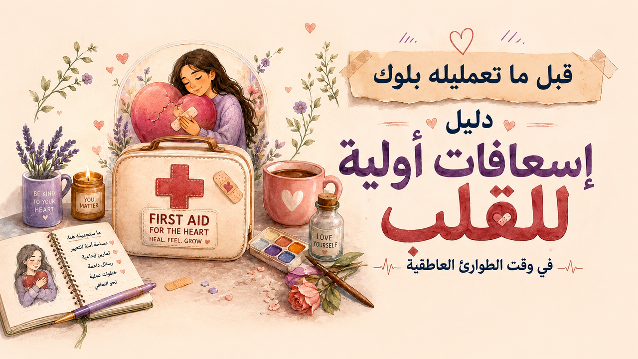 دليل إسعافات أولية للقلب المتعلق 🤍