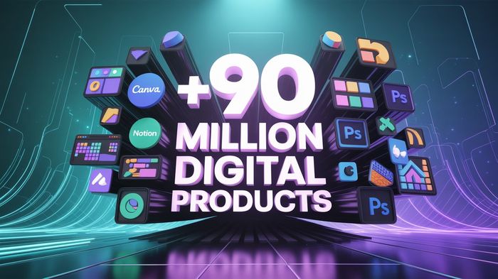  90 مليون منتج رقمي جاهز للبيع!  مع حقوق إعادة البيع الكاملة.