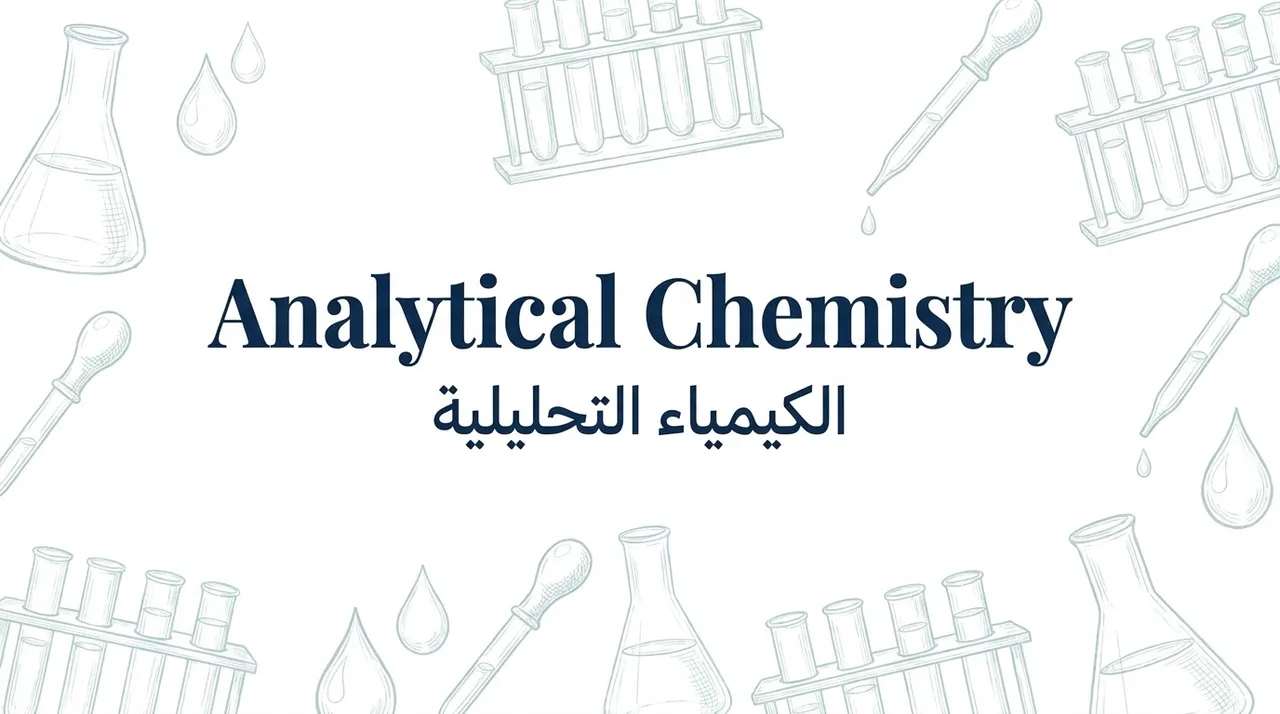 تحليليه ١ ( Analytical chemistry)