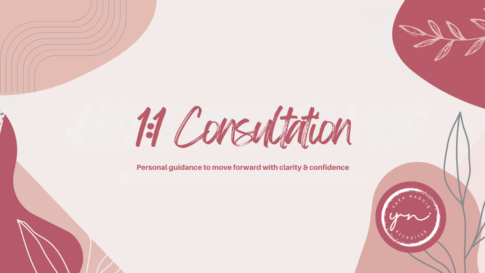 1:1 Consultation - Three Sessions