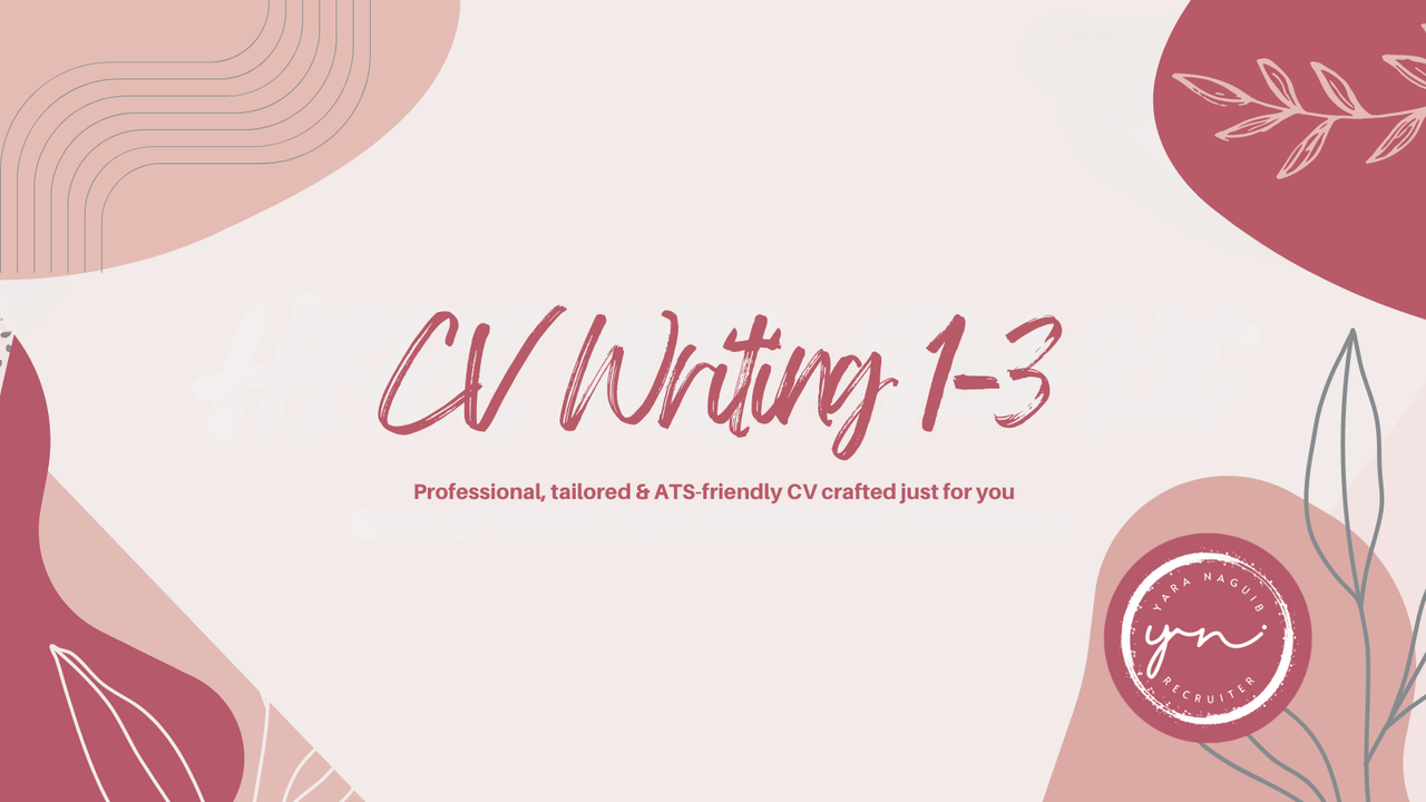 CV/Resume Writing 1-3
