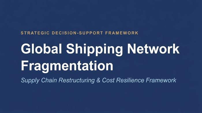 Global Shipping Network Fragmentation Framework