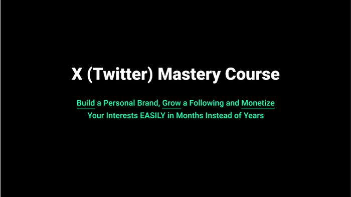 X (Twitter) Mastery | الدليل الشامل لبناء بيرسونال براند والتربح منها