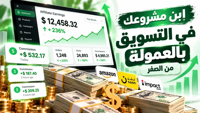 صورة كورس ابنِ مشروعك في التسويق بالعمولة من الصفر