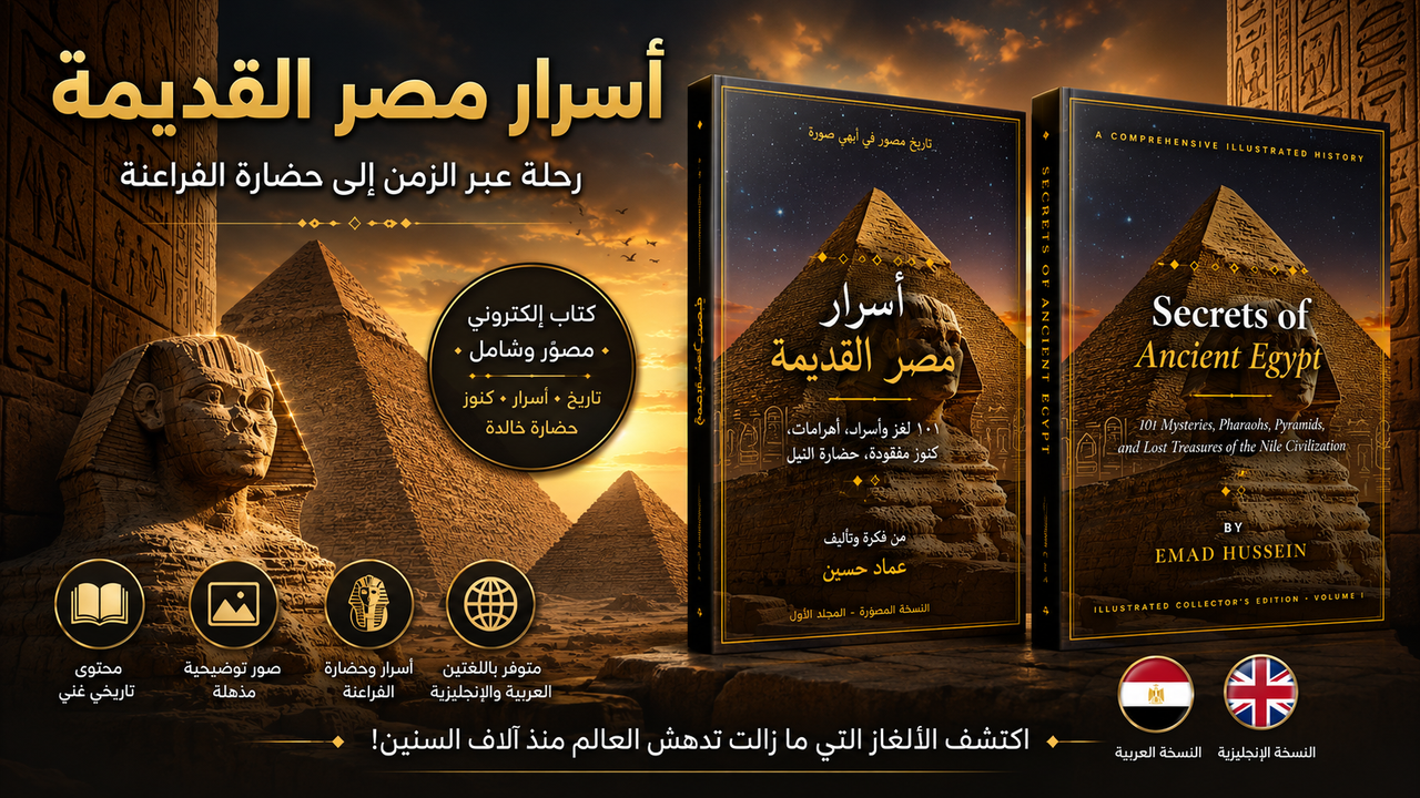 🏺✨ اكتشف أسرار الحضارة التي أبهرت العالم لآلاف السنين! ✨🏺