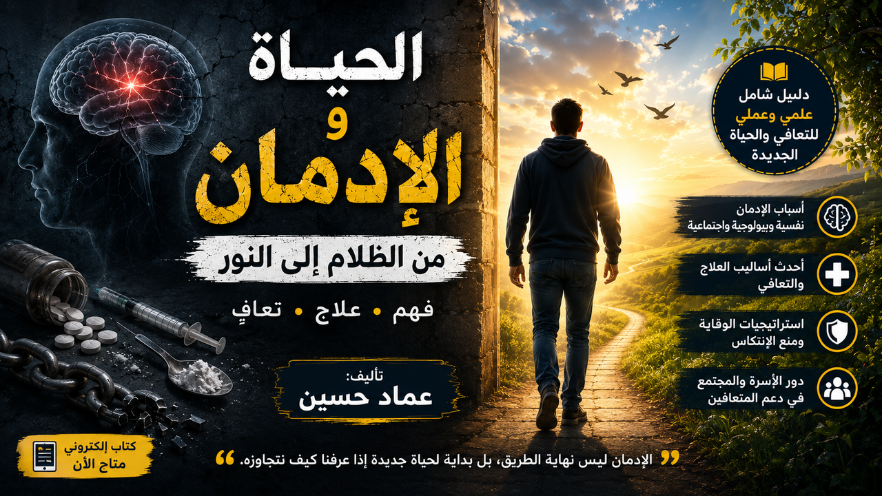 الحياة والإدمان: من الظلام إلى النور – دليل الفهم والعلاج والتعافي