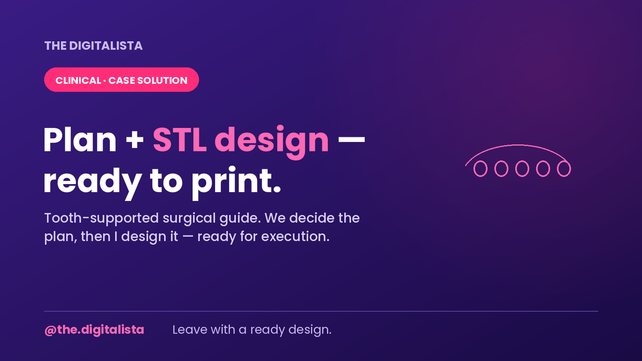 Case Solution — Plan + STL Design