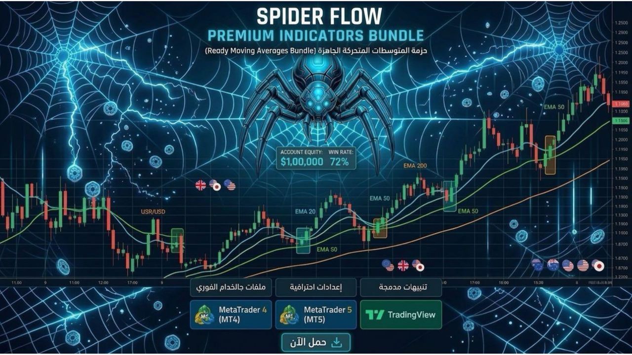 ملف الموڤنجات للعمل  ( MT4 + MT5 + TradingView )