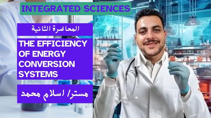 The efficiency of energy conv