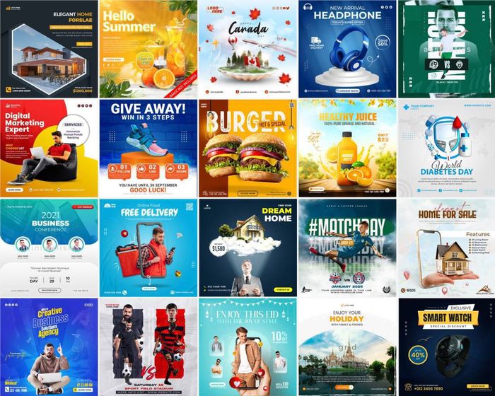 اكتر من 600 قالب جاهز في جميع المجالات