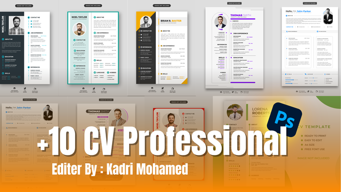 +10 سيرة ذاتية احترافية - Professional Cv