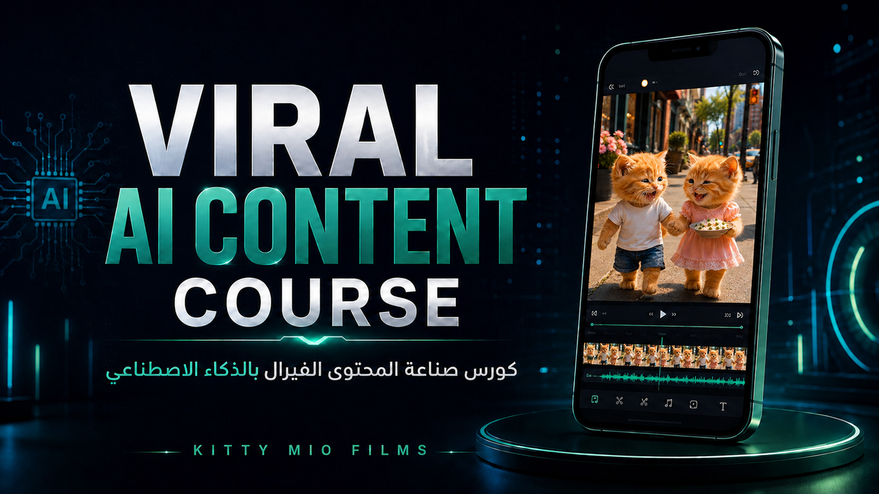 كورس صناعة المحتوى الفيرال بالذكاء الاصطناعي