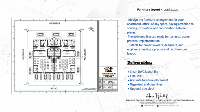 Professional Furniture Layout
