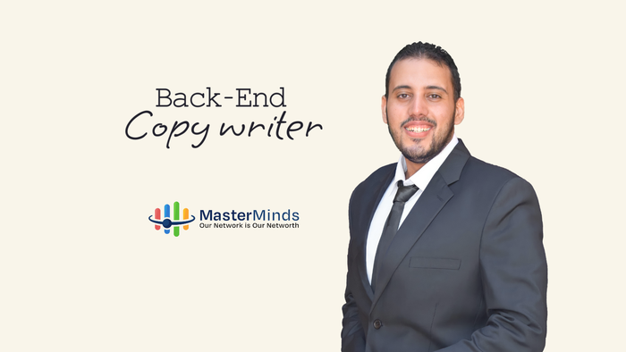باك اند كوبي رايتر - BackEnd Copywriter