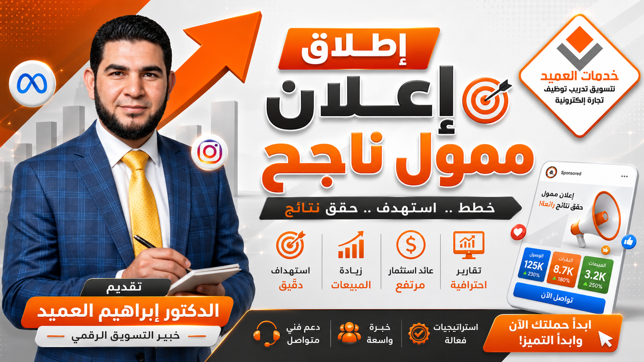 عمل اعلان ممول ناجح