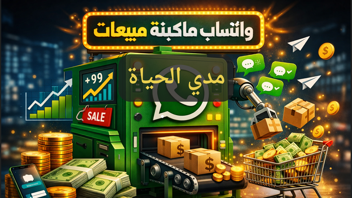 🚀 عرض CRM مدي الحياة + المادة التعليمية خلّي واتسابك ماكينة مبيعات شغّالة لوحدها وإنت حرفيًا بتتفرج 💰📲