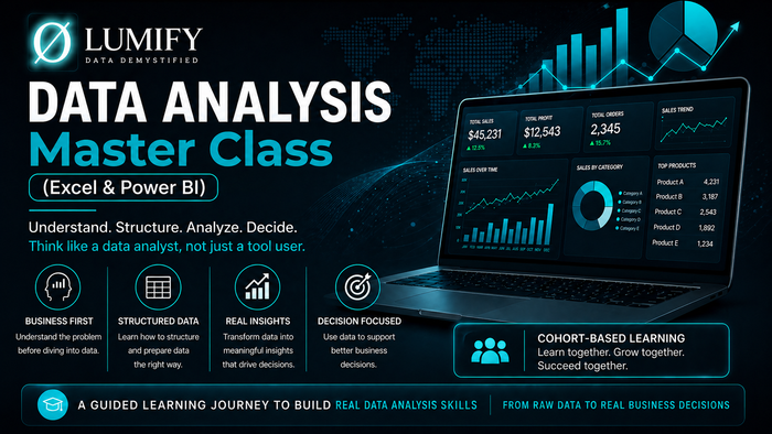 Data Analysis Masterclass (Excel & Power BI)