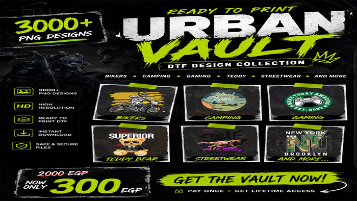3000+ Urban PNG Design Bundle – Ready For Print