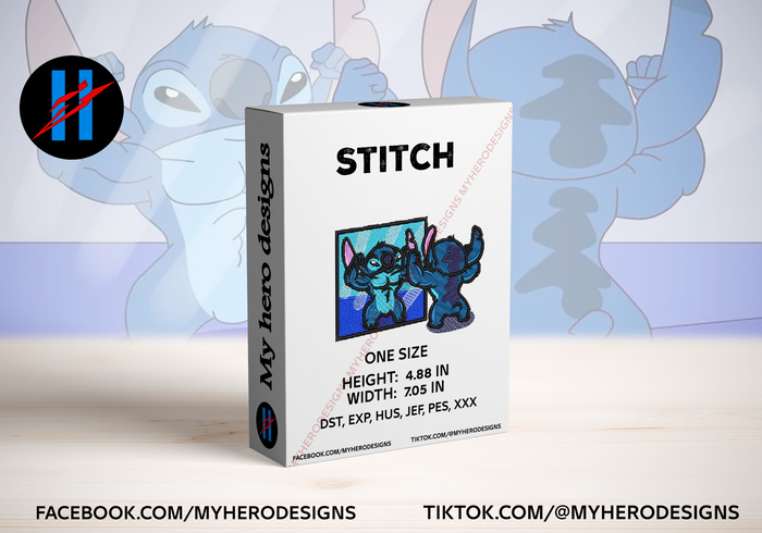 Stitch Embroidery Design – 1 Size & Multi Formats