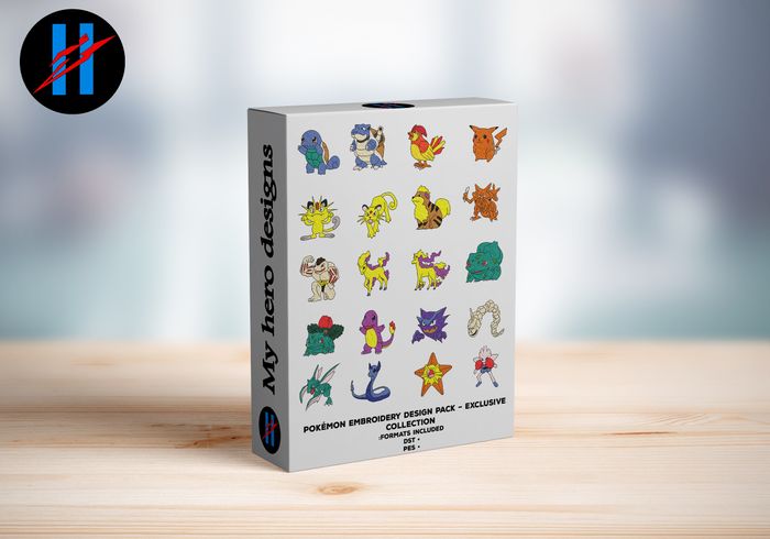 20  File embroidery Pokemon