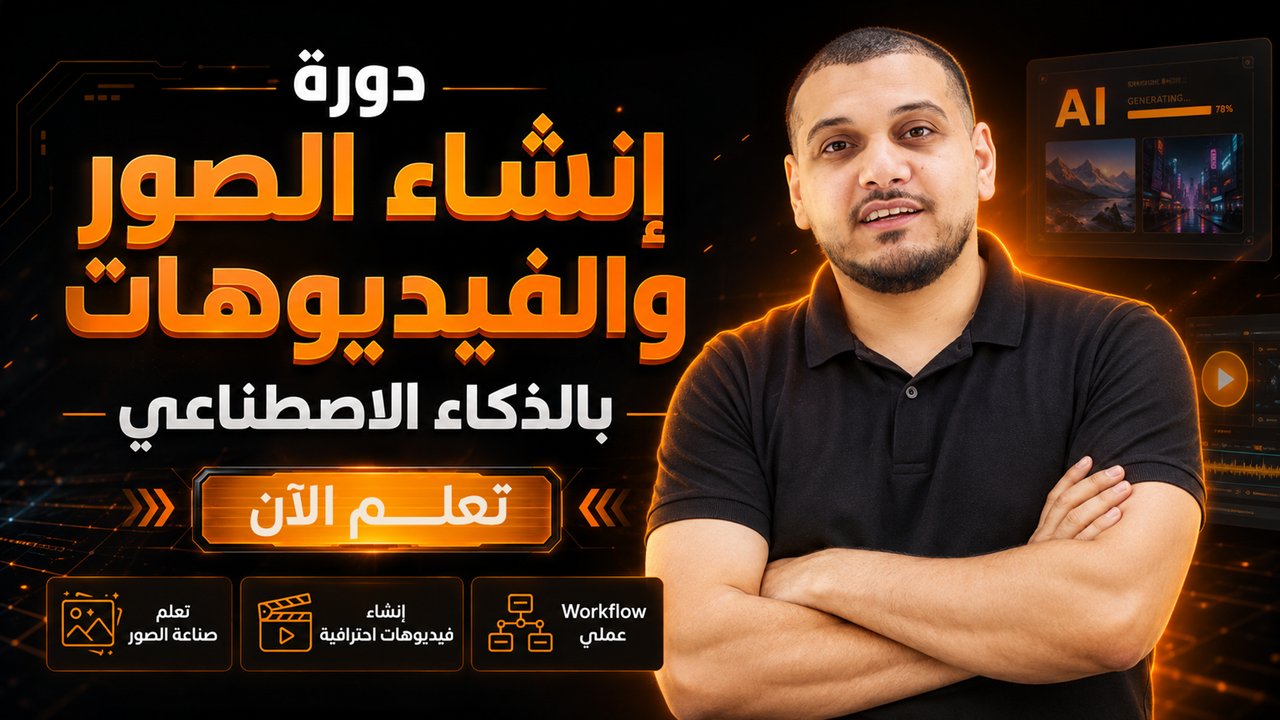 دورة إنشاء الصور والفيديوهات بالذكاء الاصطناعي