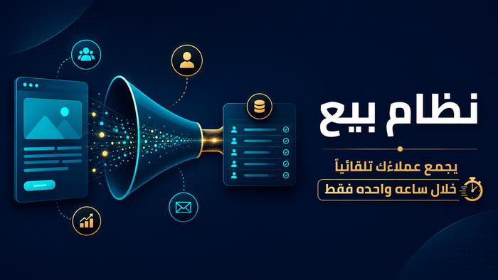 نظام بيع: يجمع عملاءك المحتملين تلقائيًا في أقل من ساعه