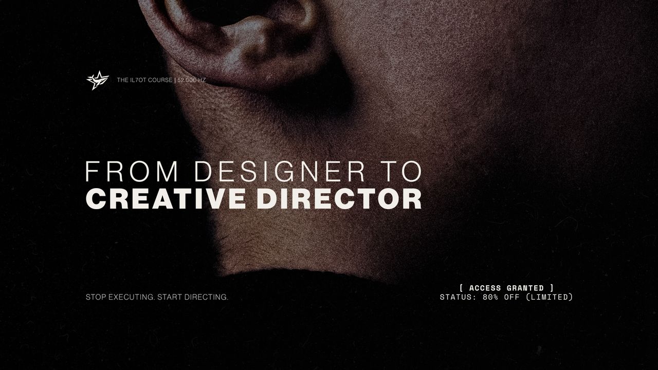 IL7OT Course - From Designer to Creative Director