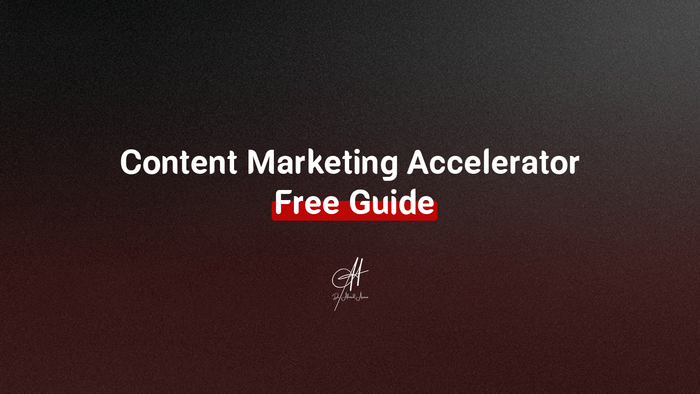 Content Marketing Accelerator Free guide