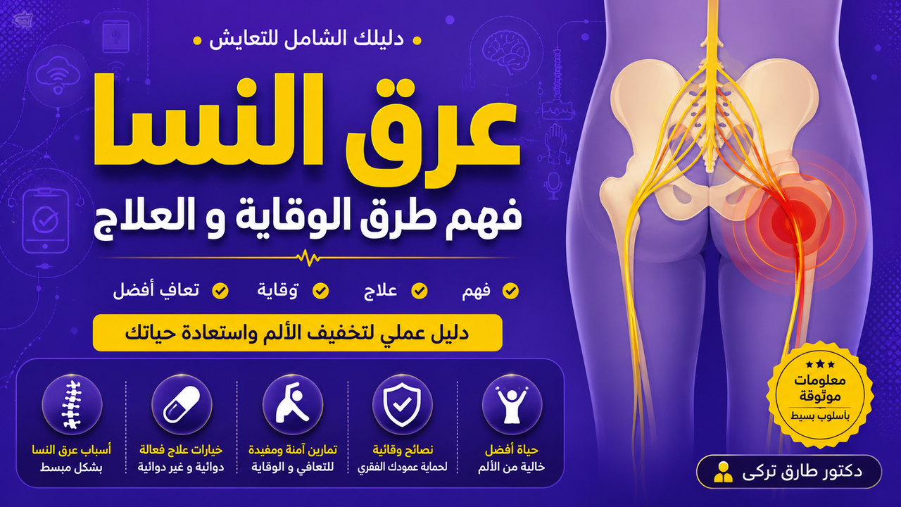 دليلك الشامل لتعايش خالٍ من الألم فهم، علاج، والوقاية من عرق النسا