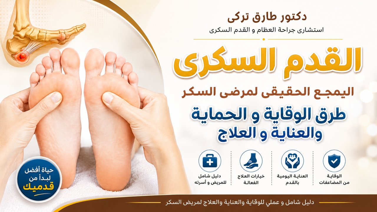 أقدام آمنة: دليلك الطبي لحماية القدم السكري وتجنب المضاعفات