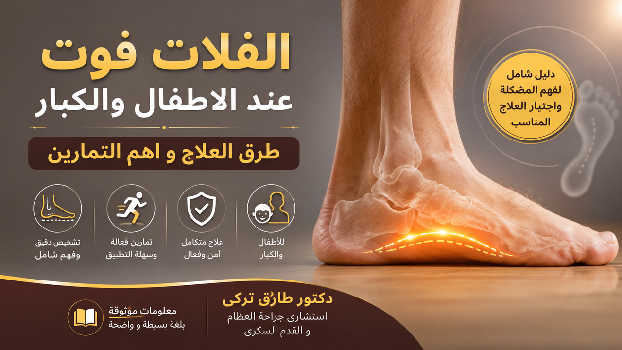 خطوات متوازنة: الدليل الشامل لعلاج الفلات فوت عند الأطفال والكبار