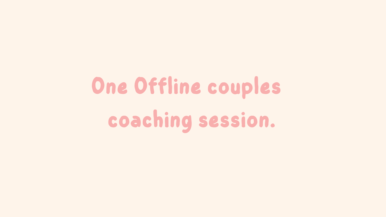 Couples Session Offline👩‍❤️‍👨
