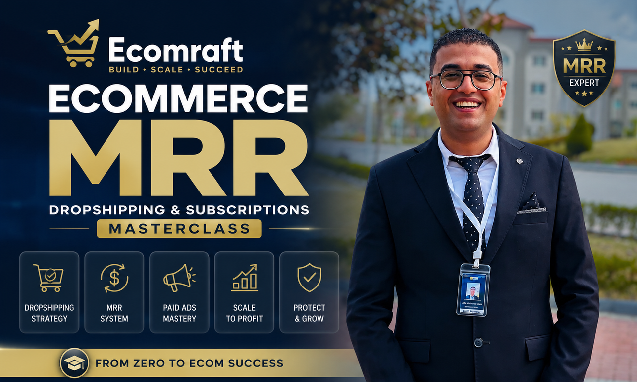النظام الكامل للتجارة الإلكترونية والدروبشيبنج بنظام الاشتراك الشهري MRR