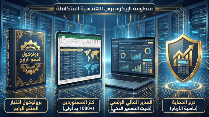 منظومة الإيكوميرس المتكاملة "ترسانة الأرباح الشاملة 4*1 (The Profit Arsenal)