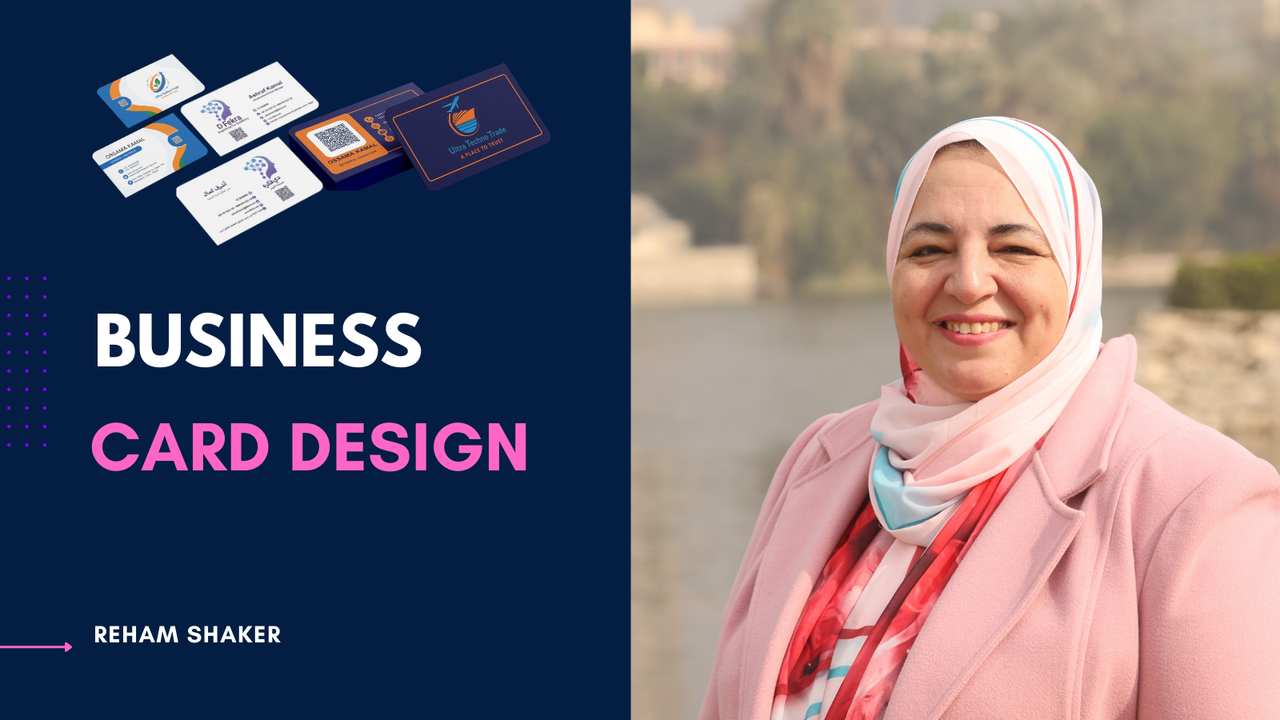 تصميم بطاقة عمل أو كارت شخصي Business Card