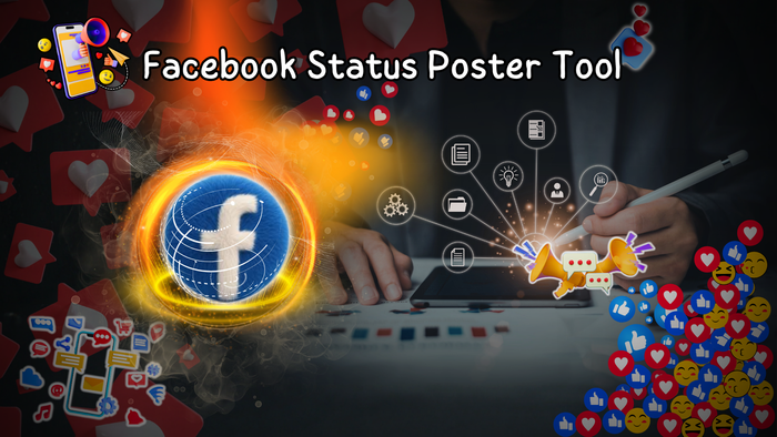 برنامج إضافة منشورات تلقائي على حساباتك - Facebook Status Poster Tool
