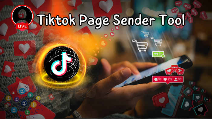 برنامج التسويق المباشر على تيكتوك - Tiktok Page Sender Tool