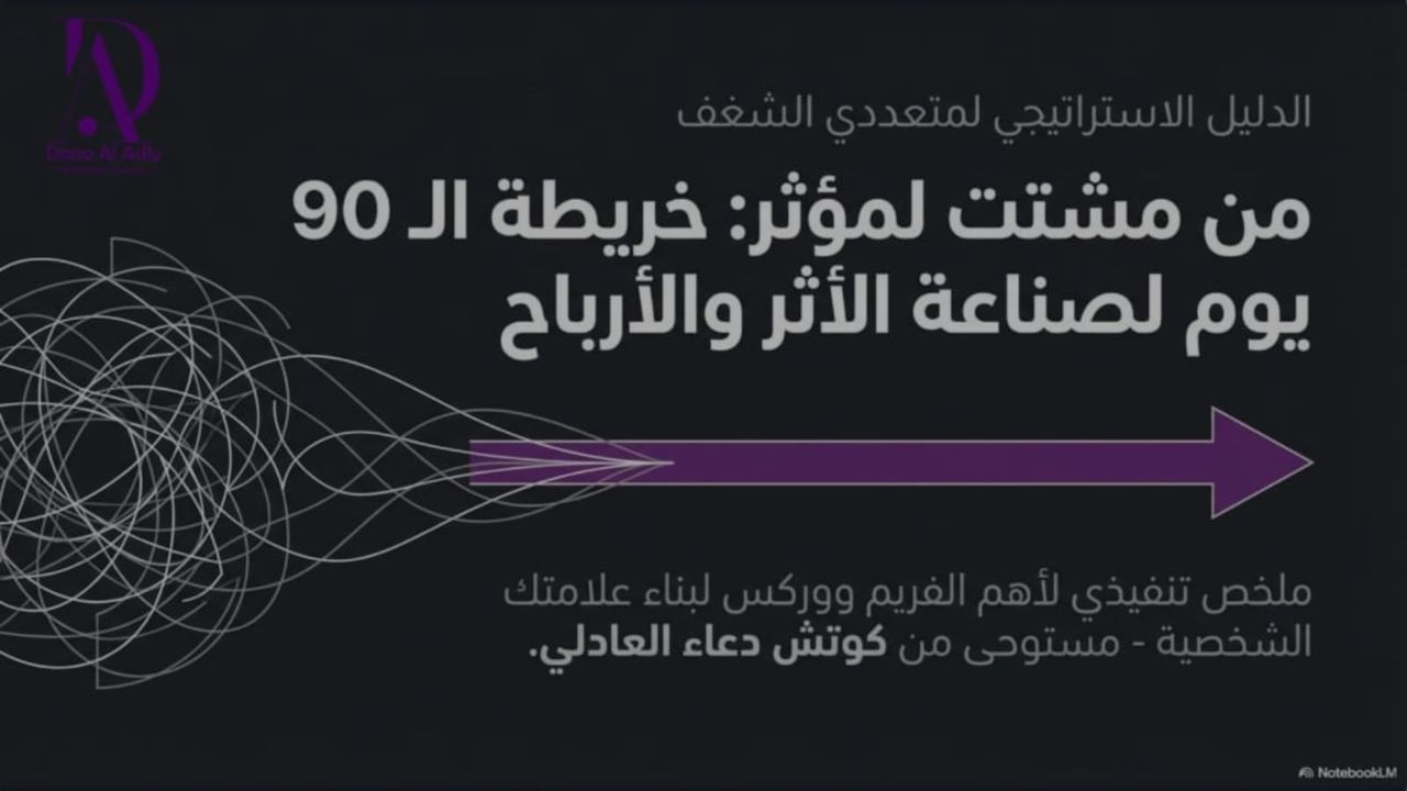 هل أنت فعلا مشتت ولا عندك شغف كبير محتاج يتنظم؟ ✨