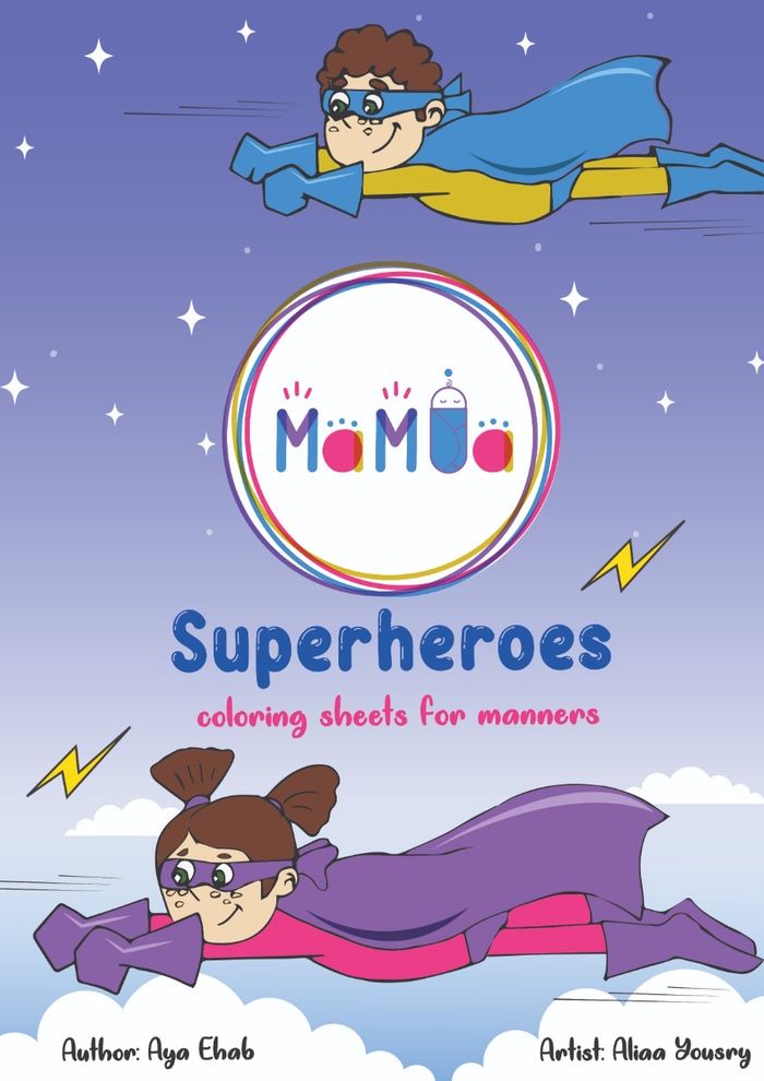 Super hero coloring book